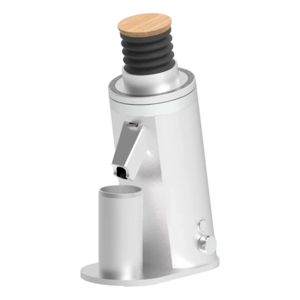 DF GRINDERS | NB64V | Single Doser Espressomuehle | Titanium Red Burrs | silber | RPM-Regler