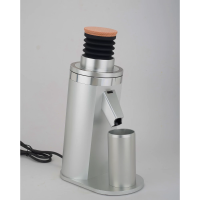 DF GRINDERS | NB64V | Sigle Doser Espressomuehle | Titanium Red Burrs | silber | RPM-Regler