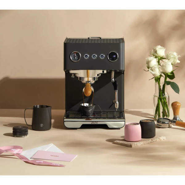 AVX | HERO PRO X | Dual - Espressomaschine mit OPV - Ventil  | PID | 58 mm. | black