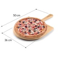 Pizzabrett | Pizzaschaufel aus Buchenholz | 35 cm...