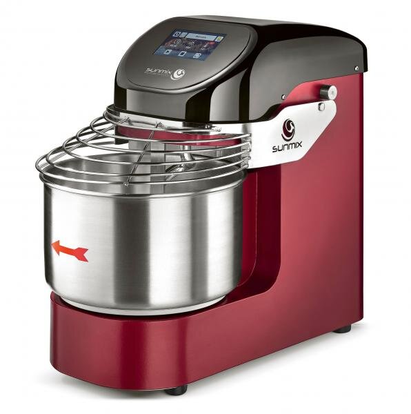 SUNMIX | Evo Line | Evo 6 Teigknetmaschine | 6 kg. | Rubinrot