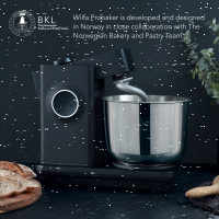 WILFA | Probaker Küchen-/ Teigknetmaschine | Schwarz