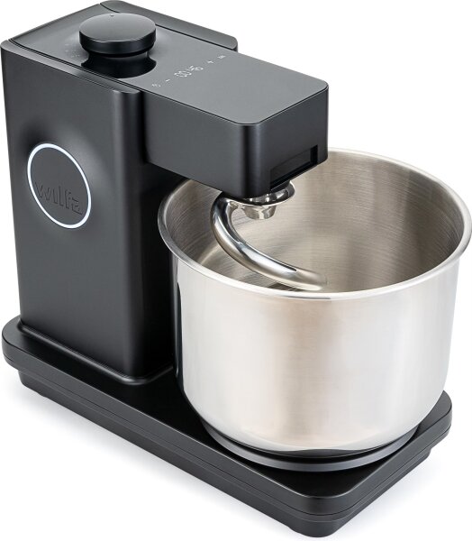 WILFA | Probaker Küchen-/ Teigknetmaschine | TIMER | Schwarz