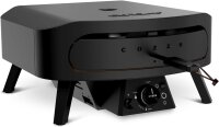 COZZE | 17" | Premium Rotate mit Hitzeschild | Gas - Pizzaofen | Black Edition