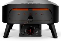 COZZE | 13" | Premium Rotate mit Hitzeschild | Gas - Pizzaofen | Black Edition