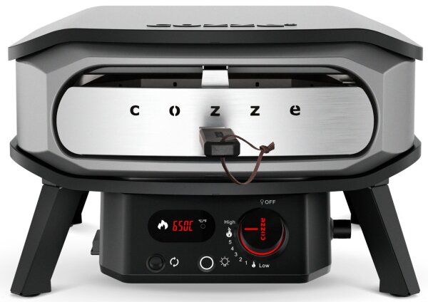 COZZE | 13" | Premium Rotate mit Hitzeschild | Gas - Pizzaofen