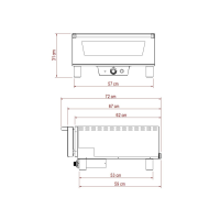 Effeuno | P234H PRO-Linie 509°C | 3,4 kW | inkl. Biscotto  | 2 Backkammern