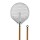Gi.Metal | Linea Evoluzione | Pizzaschaufel abgerundet | perforiert | Ø 30 cm | Stiel 30 cm.