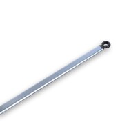 Gi.Metal | Linea Evoluzione | Pizzaschaufel abgerundet | perforiert | Ø 30 cm | Stiel 60 cm.