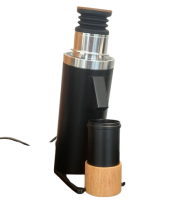 DF64 AIR | NEUHEIT | Single Doser Espressomühle | Titanium - Red Burrs | schwarz matt