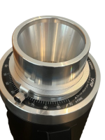 DF64 AIR | NEUHEIT | Single Doser Espressomühle | Titanium - Red Burrs | schwarz matt