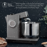 WILFA | Probaker Küchen-/ Teigknetmaschine | Grau
